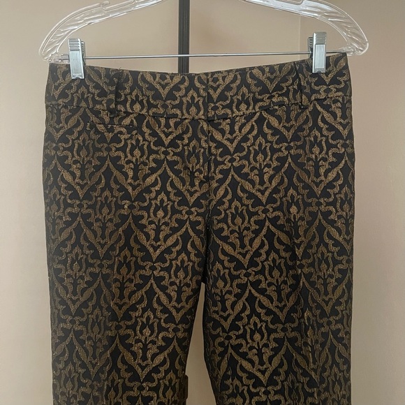 Ann Taylor LOFT Brocade Marisa Ankle Pants - Picture 3 of 8